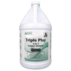 Multi-Clean Triple Play Spice Scent Heavy Traffic Carpet Cleaner 1 gal Liquid Concentrated