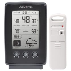 AcuRite Clock/Thermometer/Hygrometer Plastic 11 in.