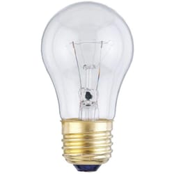 Westinghouse 15 W A15 A-Line Incandescent Bulb E26 (Medium) White 2 pk