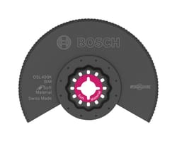 Bosch StarLock 4 in. X 4 in. L Bi-Metal Segment Blade 1 pk