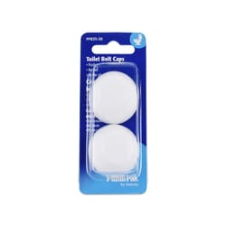 Plumb Pak Toilet Bolt Caps White Plastic For Universal