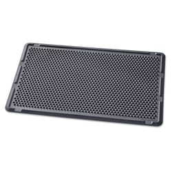 WeatherTech Outdoor Mats 24 in to W X 39 in to L Black Thermoplastic Door Mat