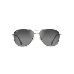 Maui Jim Cliff House Unisex Sunglasses Sunglasses Silver Frame Silver Frame Unisex Neutral Grey Lens