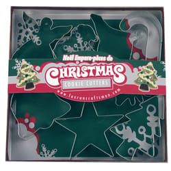 Fox Run Silver Stainless Steel Christmas Cookie Cutters