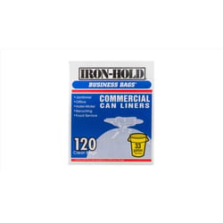 Iron-Hold 33 gal No Scent Drum Liners Twist Tie 120 pk