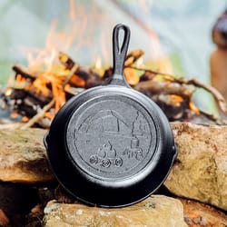 Lodge Wanderlust Cast Iron Skillet 8 in. Black