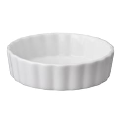 Harold Import 4 in. L Quiche Pan White 1 pk