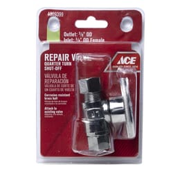 Ace 3/8 in. FPT X 3/8 in. Compression Brass Repair Valve