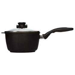 Swiss Diamond Cast Aluminum Saucepan 8 in. 3.2 qt Black