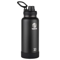 Takeya Actives 32 oz Onyx BPA Free Double Wall Insulated Water Bottle