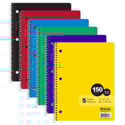 Bazic Products 10-1/2 in. W X 8 in. L College Ruled Side-Spiral Notebook