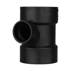 Charlotte Pipe 3 in. Hub X 1-1/2 in. D Hub ABS Sanitary Tee