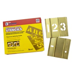 C.H. Hanson CH Hanson Brass Stencil Set 15 pk