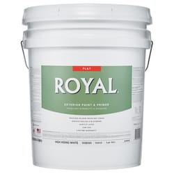 Royal Flat High Hiding White Paint Exterior 5 gal