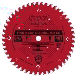 Freud 8-1/2 in. D X 5/8 in. Fine Finish TiCo Hi-Density Carbide Circular Saw Blade 48 teeth 1 pk
