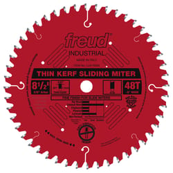 Freud 8-1/2 in. D X 5/8 in. Fine Finish TiCo Hi-Density Carbide Circular Saw Blade 48 teeth 1 pk