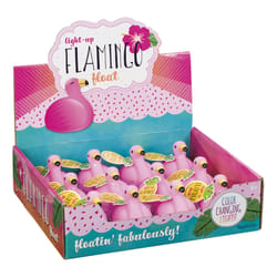 Toysmith Light Up Flamingo Float Pink 12 pc