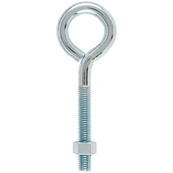 Hampton 1/2 in. X 6 in. L Zinc-Plated Steel Eyebolt Nut Included