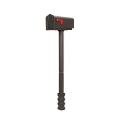 Architectural Mailboxes Harrison Classic Plastic Post Mount Venetian Bronze Mailbox