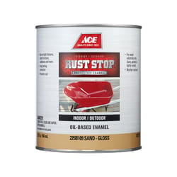 Ace Rust Stop Indoor/Outdoor Sand Oil-Based Enamel Rust Preventative Paint 1 qt