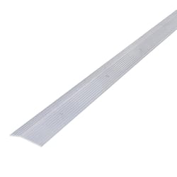 M-D BUILDING PRODUCTS 0.3 in. H X 1.38 in. W X 72 in. L Prefinished Silver Aluminum Carpet Trim