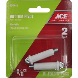 Ace Steel Bifold Pivot 0.5 L X 2 in. H 2 pk