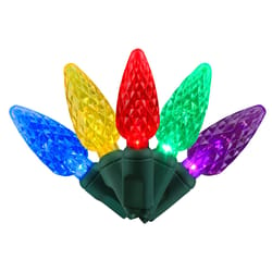 Celebrations LED C6 Multicolored String Christmas Light Bulbs