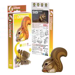 Safari Ltd. Eugy Chipmunk 3D Puzzle Brown