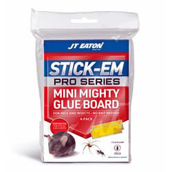 JT Eaton Stick-Em Pro Series Mini Glue Board Trap For Insects and Mice 4 pk