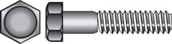 HILLMAN 5/16 in. D X 1 in. L Hot Dipped Galvanized Steel Hex Bolt 100 pk