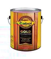 Cabot  Gold  Satin  3471 Sunlit Walnut  Deck Varnish  1 gal. 