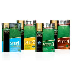 Scotts  4 Step Program  Fertilizer & Seed  For All Grass Types 15000 sq. ft. 