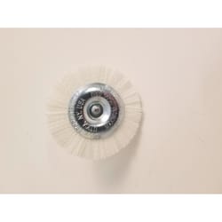 Dico Nyalox 3 in. Fine Crimped Mandrel Mounted Wheel Brush Nylon 2500 rpm 1 pc