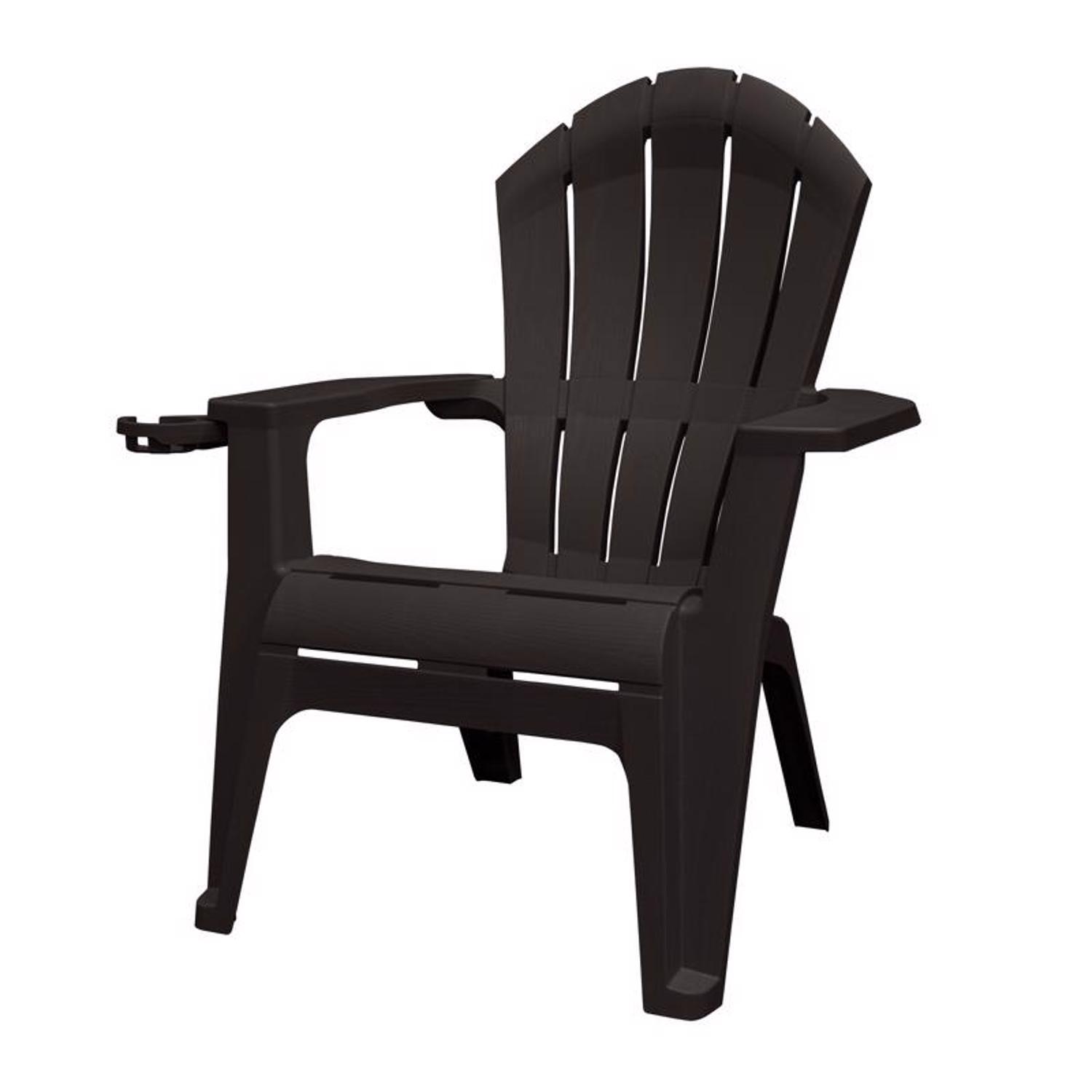 awesome store チェア Adams RealComfort Deluxe Black Resin Frame Adirondack Chair