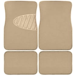 Universal Fit Auto Car Floor Mats Carpet Night Winter Car Floor Mats with  Anti-Slip Heel Pad Automotive Car Mat Full Set of 4 Pieces Fit for SUV