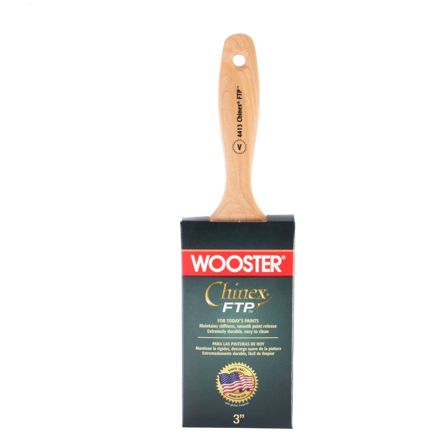 Wooster Chinex FTP 3 in. W Flat Paint Brush Ace Hardware