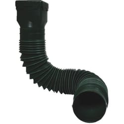 Spectra Metal 55 in. H X 3 in. W X 4 in. L Green Plastic Downspout Extension