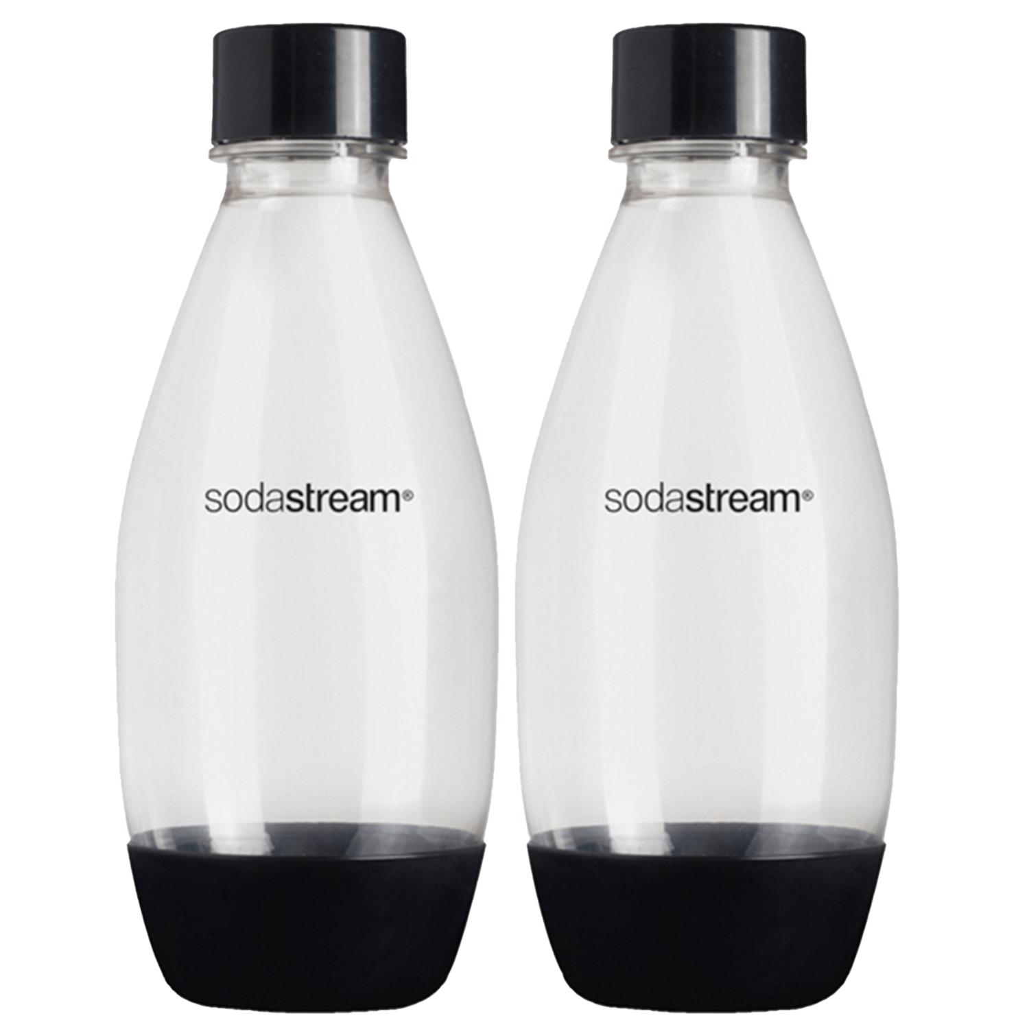 Photos - Other Accessories SodaStream Black 0.5 L Carbonator Bottle 2 pk 1748221010 