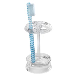 iDesign Franklin Clear Plastic Toothbrush Holder