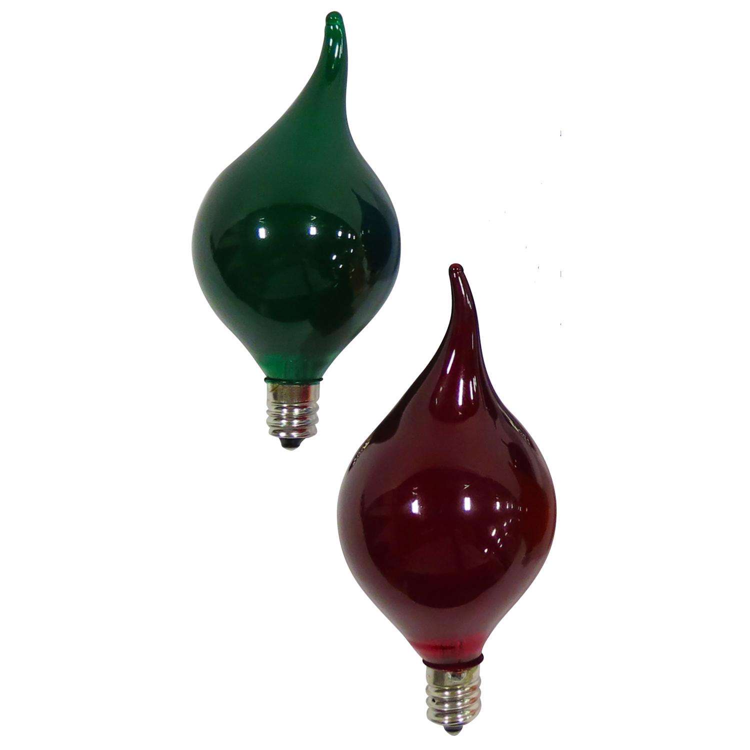 Celebrations Incandescent G45 Green/Red 2 ct Replacement Christmas