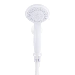 Exquisite White Plastic 5 settings Handheld Showerhead 1.8 gpm