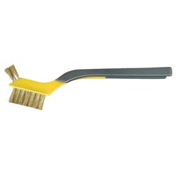 Allway 0.7 in. W X 7 in. L Brass Mini Bristle Brush