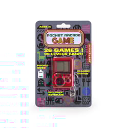 Kikkerland Pocket Arcade Game Red/Black 1 pc