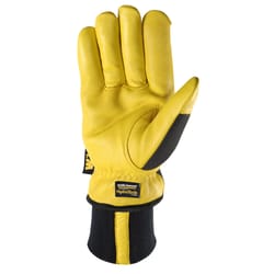 Wells Lamont HydraHyde Men's Cold Weather Work Gloves Yellow/Blue L 1 pk