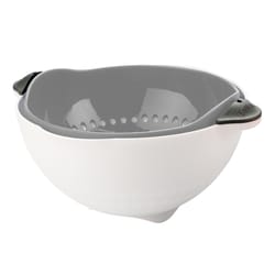 Tovolo Soak N Strain Oyster Gray Plastic Colander 3.5 oz