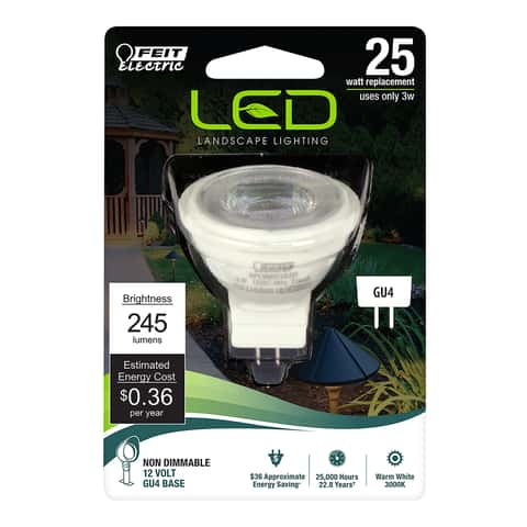 Tbest Ampoules MR11 GU4 6 pièces GU4 LED ampoule 270LM 15LED