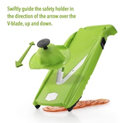 Borner Green ABS Plastic/Stainless Steel Mandoline