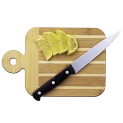 Totally Bamboo 9 in. L X 6 in. W X 0.5 in. Bamboo Cutting Board