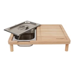 Razor Natural Wood Grill Prep Tray 15.75 in. L X 11.81 in. W 1 pk