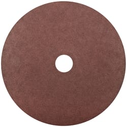 Norton 7 in. Aluminum Oxide Center Mount F226/F240 Fiber Disc 80 Grit Coarse 1 pk